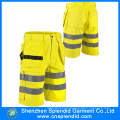 Short d&#39;hiver pour hommes Hi Vis Safety Workwear Shorts